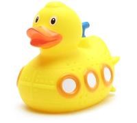 Pato de baño submarino I Patito chirrido I L: 8,5 cm I Incluye llavero de pato de baño en set