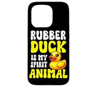 Pato de goma es mi espíritu Animal patito de goma Carcasa para iPhone 15 Pro
