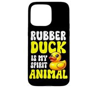 Pato de goma es mi espíritu Animal patito de goma Carcasa para iPhone 15 Pro Max