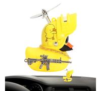 Pato de Goma para Bicicletas - Bocina de Bicicleta Squeeze para niños | Bonito Pato Amarillo, decoración de Bicicleta Infantil compacta, Duradera y Divertida.