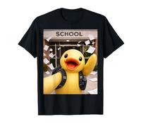 Pato de Goma Pato Último día de Escuela Verano Funny Selfie Camiseta