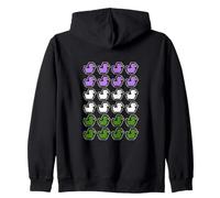 Pato De Goma Píxeles Arte LGBT Género Queer Colores Bandera Sudadera con Capucha