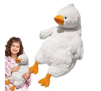 Pato de peluche,Animal de peluche de pato,Peluche de pato súper suave y lindo, de pato mudo de 17,7 pulgadas | Decoración del hogar, cojín para abrazar, almohada para salón, dormitorio a c