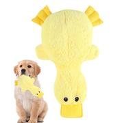 Pato de peluche para perros | Juguete de peluche para mascotas - Casa de salida de juguete para perros que tiene forma de pato adorable, cuenta con papel arrugado para