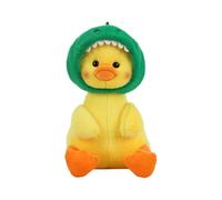 Pato de peluche peluche, animal relleno de pato, 9.84 pulgadas Duck relleno con sombreros, Almohada de tono de juguete, decoración del hogar de animales, cojines de sofá lavables para mujeres niños ni