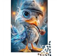 Pato Detective Puzzle de 1000 Piezas Papel para Adultos Escena Nocturna Familia Ocio 52x38cm/1000pcs