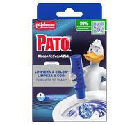 Pato Discos Activos Agua Azul - Aplicador WC con Recambio (6 Discos) - Limpia y Perfuma el Inodoro