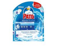 Pato Discos Activos Marine - Pack de 5 Aplicadores para WC con 5 Recambios (30 Discos) - Limpia y Perfuma el Inodoro