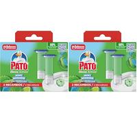 Pato Discos Activos WC Edición Limitada Mint Matrix, Limpia, Refresca y Perfuma el Inodoro, Eficacia 360°, 2 Recambios : 12 discos (Paquete de 2)