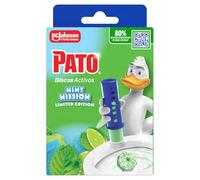 Pato Discos Activos WC Edición Limitada Mint Matrix, Limpia, Refresca y Perfuma el Inodoro, Eficacia 360°, 1 Aparato + 1 Recambio = 6 discos