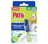Pato Discos Activos WC Lima, Limpia, Refresca y Perfuma el Inodoro, Eficacia 360°, 1 Aparato + 1 Recambio = 6 discos