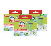 Pato Discos Activos WC Lima, Limpia, Refresca y Perfuma el Inodoro, Eficacia 360°, Pack 6 Recambios = 36 discos