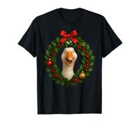 Pato Divertido Navidad Aves de Corral Animal de Granja Navidad Camiseta