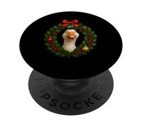 Pato Divertido Navidad Aves de Corral Animal de Granja Navidad PopSockets PopGrip Adhesivo