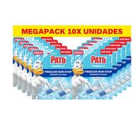 Pato Fresh Boost Colgador WC Marine Wave, Limpia, Refresca y Perfuma el Inodoro, Frescor Intenso, Pack de 10 x 2 = 20 Colgadores