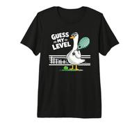 Pato Gracioso De Pádel: Adivina Mi Nivel De Pádel Camiseta Premium