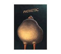 Pato juicial divertido póster humor patético pato pintura pared arte impresión imagen sala de estar decoración del hogar regalo 30x45cm sin marco
