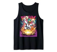 Pato Kung Fu con Nunchucks Acción Artes Marciales Karate Camiseta sin Mangas