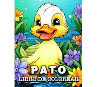 Pato Libro de Colorear: 50 Imágenes Bonitas para Aliviar el Estrés y Relajarse