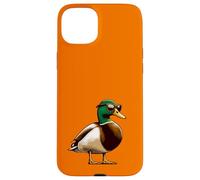 Pato Mallard con gafas de sol - Hunt Hunter Hunting Bird Carcasa para iPhone 15 Plus