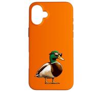 Pato Mallard con gafas de sol - Hunt Hunter Hunting Bird Carcasa para iPhone 16 Plus