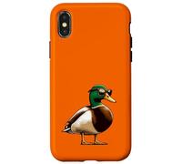Pato Mallard con gafas de sol - Hunt Hunter Hunting Bird Carcasa para iPhone X/XS