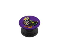 Pato Mexicano Calavera Viva México Chica Fiesta PopSockets PopGrip Adhesivo
