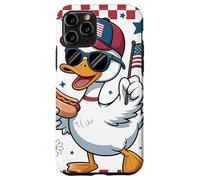 Pato Patriótico Gafas Damero Desfile 4 De Julio Parade Carcasa para iPhone 11 Pro