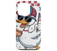 Pato Patriótico Gafas Damero Desfile 4 De Julio Parade Carcasa para iPhone 13 Pro