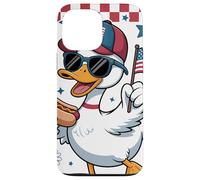 Pato Patriótico Gafas Damero Desfile 4 De Julio Parade Carcasa para iPhone 13 Pro MAX