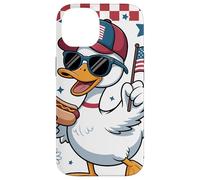 Pato Patriótico Gafas Damero Desfile 4 De Julio Parade Carcasa para iPhone 14