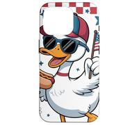 Pato Patriótico Gafas Damero Desfile 4 De Julio Parade Carcasa para iPhone 16 Pro