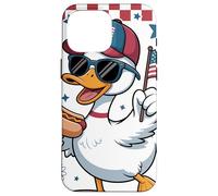Pato Patriótico Gafas Damero Desfile 4 De Julio Parade Carcasa para iPhone 16 Pro MAX