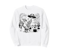 Pato Vaquero OVNI Farfelu UFO Western Divertido Sudadera