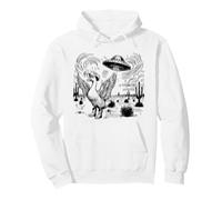 Pato Vaquero OVNI Farfelu UFO Western Divertido Sudadera con Capucha