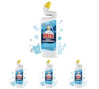PATO - WC Biodegradable Fragancia Ocean Splash, Limpiador antical y perfume para Inodoro 750ml (Paquete de 4)