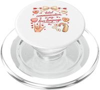Patólogo del Habla y lenguaje SLP SLPA Hombres Mujeres Educadores PopSockets PopGrip para MagSafe