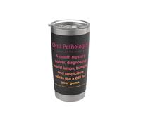 Patólogo Oral Vaso térmico de acero inoxidable de doble pared