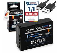 PATONA 1372 Platinum BLX-1 Batería con USB-C Input, 2600mAh 18.7Wh 7.2V, Compatible con Olympus OM-1 OM-3 OM1 OM3 batería de Repuesto para Modelos BLX1 BL-X1 BL X1 BLX 1