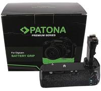 PATONA 1498 Empuñadura de batería Canon BG-E14 para EOS 70D 80D, Mando IR | Compatible: Canon EOS 70D, BG-E14H, LP-E6
