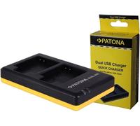 Patona Cargador rápido doble para Canon NB-6L