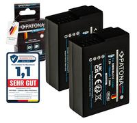 PATONA 2 baterías Platinum DMW-BLC12 BLC12E de repuesto compatibles con Panasonic Lumix DMC FZ200 FZ300 FZ330 FZ1000 FZ2000 G5 G6 G7 G70 G81 G85 G91 GH2 GX8 GX8A GX8H GX8K DMWBLCLC 40 ES