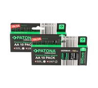 PATONA 20 pilas AA (2 x 10 unidades) 1,5 V alcalinas