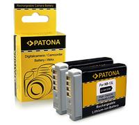 PATONA 2X Batería para Canon NB-13L NB-15L 1010mAh 3.6V | Compatible: Canon, PowerShot SX620, SX720, SX730, SX740, PowerShot G1 X Mark II, G1 X Mark III, PowerShot G5 X, G5 X Mark