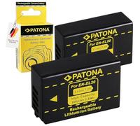PATONA 2X Batería para Nikon EN-EL20 EN-EL20a 800mAh 7.2V