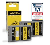PATONA 2X Batería para Olympus BLS-5 BLS-50 PS-BLS5 900mAh