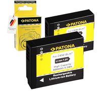 PATONA 2X Batería para Panasonic DMW-BLH7 BLH7E 600mAh