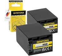 PATONA 2X Batería reemplazo para Sony NP-FV100 NP-FV50 NP-FV30 NP-FV70 NP-FV90 baterías Compatible con Sony HDR-CX110 CX170 CX300 CX550 HDR-HC3 HC7 HDR-XR150 HDR-XR350