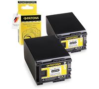 PATONA 2X Batería Repuesto para Canon BP-827 2000mAh Compatible con Canon Camcorder FS11 FS21 FS22 HF10 HF20 HF100 HG20 XA20 XA40 XA60 Legria FS200 FS306 FS406 GX10 HF G10 G40 G50 M30 M400 S10 BP827