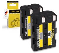 PATONA 2X Batería Repuesto para Konica-Minolta NP-400 1300mAh Compatible con Konica Minolta NP400 Dimage A1 A2 A7 Digital Dynax 5D 7D Samsung GX-10 GX-20 Pentax K10D K20D